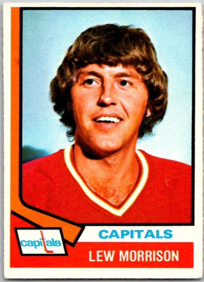 1974-75 O-Pee-Chee #125 Lew Morrison  Washington Capitals  V46245