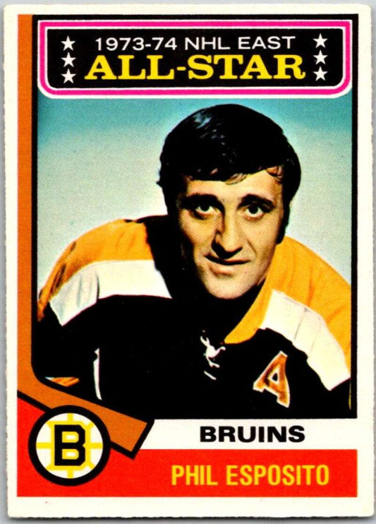 1974-75 O-Pee-Chee #129 Phil Esposito AS  Boston Bruins  V46249