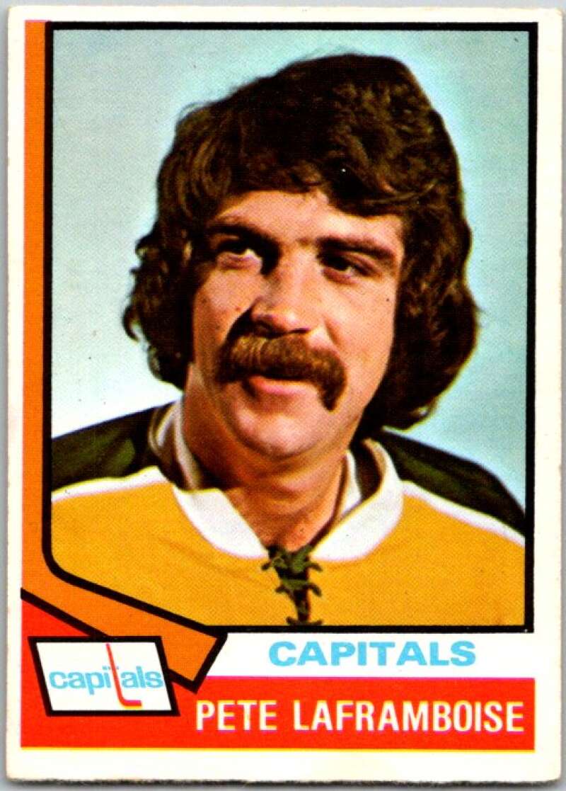 1974-75 O-Pee-Chee #166 Pete Laframboise  Washington Capitals  V46282