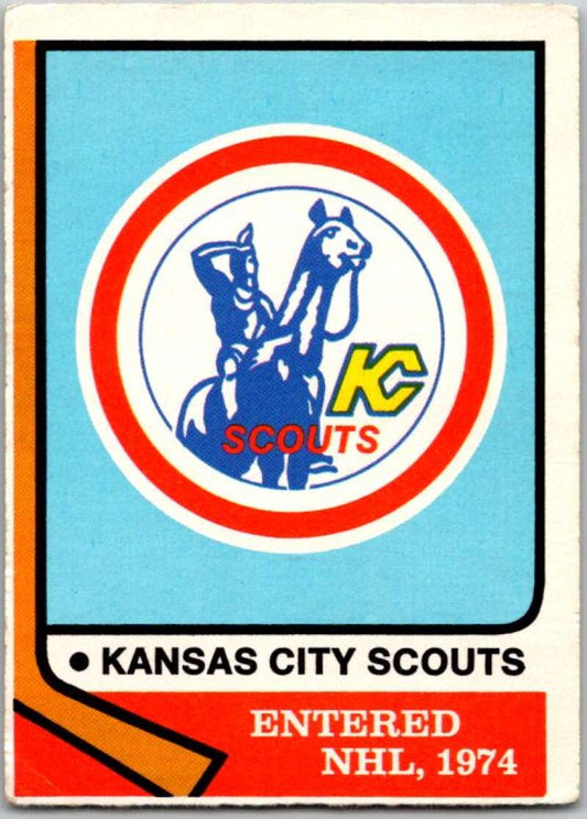1974-75 O-Pee-Chee #169 Scouts Team  Kansas City Scouts  V46284