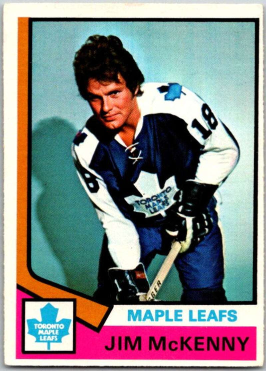 1974-75 O-Pee-Chee #198 Jim McKenny  Toronto Maple Leafs  V46311