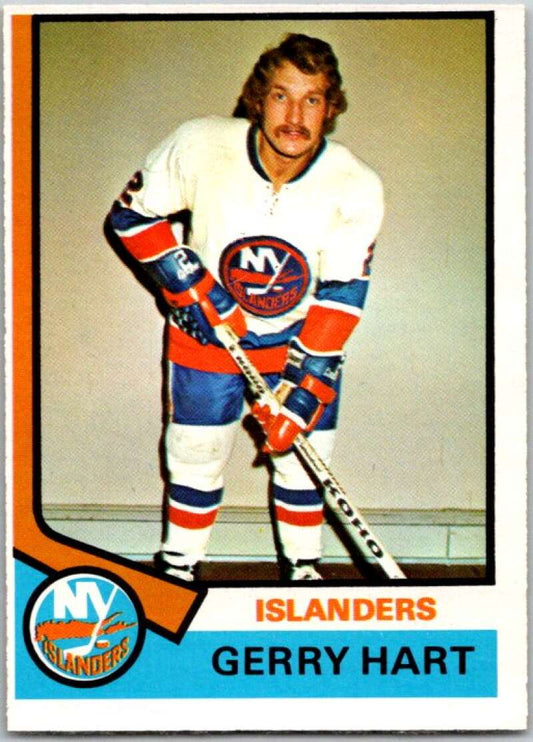 1974-75 O-Pee-Chee #199 Gerry Hart  New York Islanders  V46312