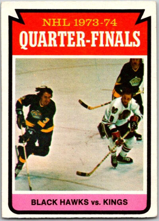 1974-75 O-Pee-Chee #212 Quarterfinals  Chicago Blackhawks  V46325