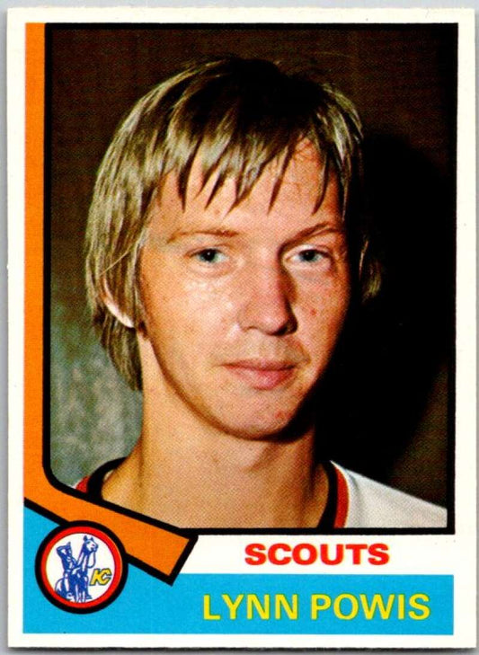 1974-75 O-Pee-Chee #227 Lynn Powis  Kansas City Scouts  V46340