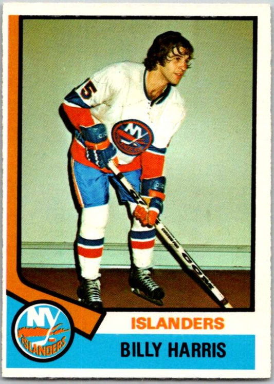 1974-75 O-Pee-Chee #228 Billy Harris  New York Islanders  V46341