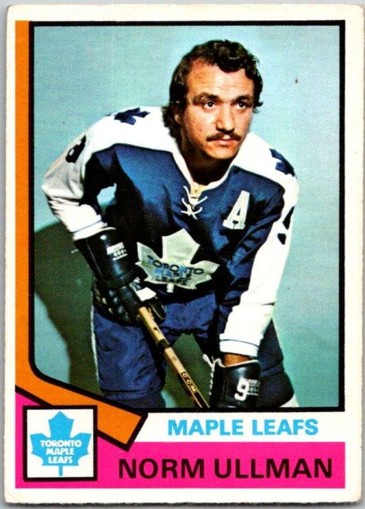 1974-75 O-Pee-Chee #236 Norm Ullman  Toronto Maple Leafs  V46349