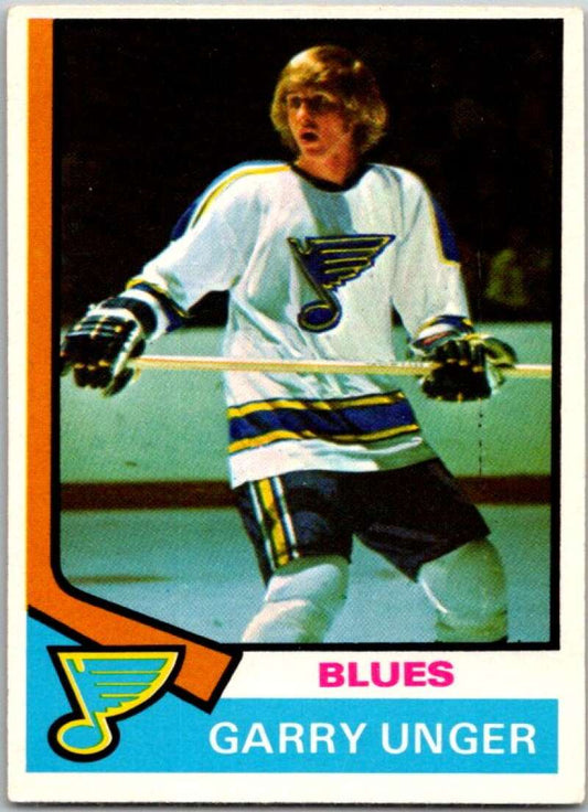 1974-75 O-Pee-Chee #237 Garry Unger  St. Louis Blues  V46350