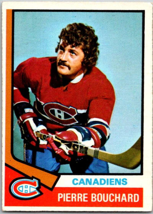 1974-75 O-Pee-Chee #254 Pierre Bouchard  Montreal Canadiens  V46367