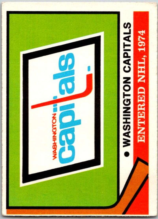 1974-75 O-Pee-Chee #256 Capitals Team  Washington Capitals  V46369