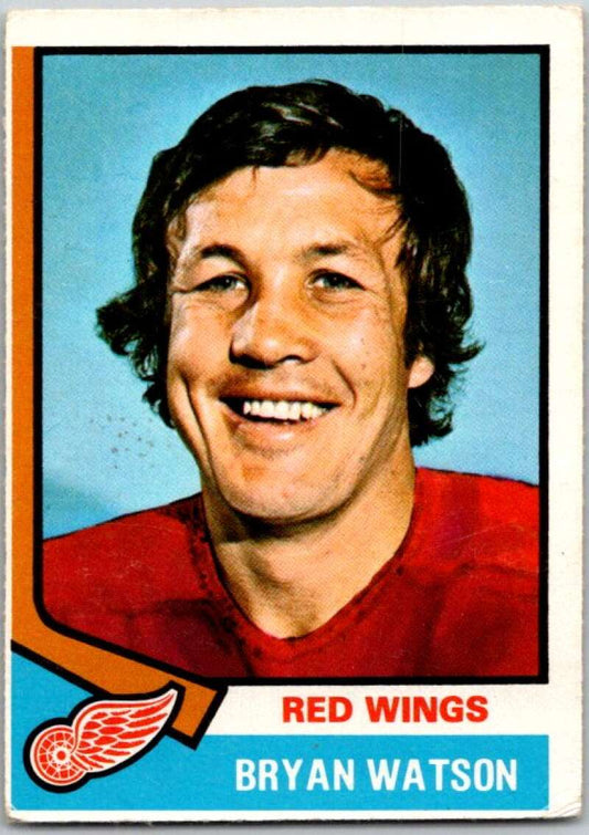 1974-75 O-Pee-Chee #259 Bryan Watson  Detroit Red Wings  V46372