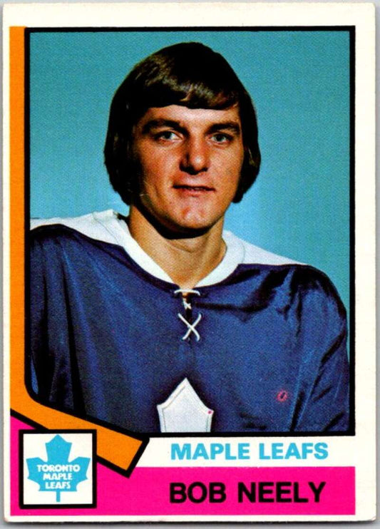 1974-75 O-Pee-Chee #272 Bob Neely  RC Rookie Toronto Maple Leafs  V46384