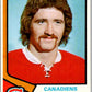1974-75 O-Pee-Chee #275 Glenn Goldup  RC Rookie Montreal Canadiens  V46387