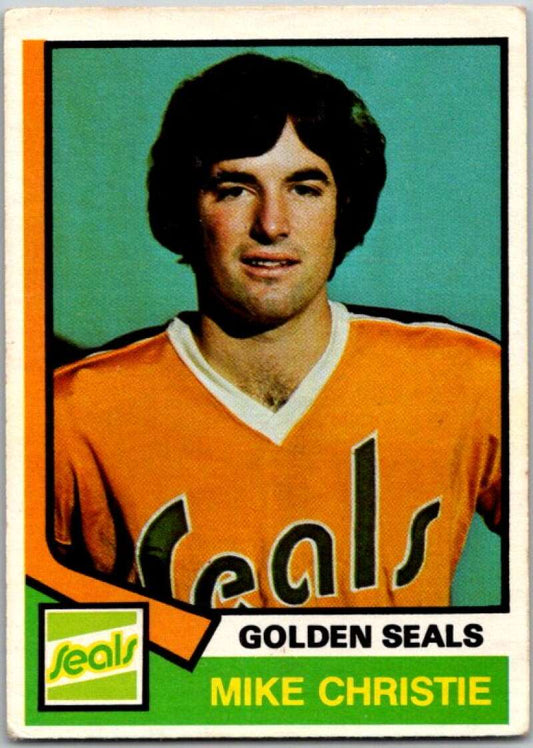 1974-75 O-Pee-Chee #278 Mike Christie  RC Rookie California Golden Seals  V46390