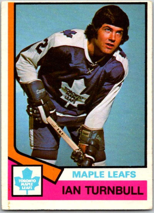 1974-75 O-Pee-Chee #289 Ian Turnbull  RC Rookie Toronto Maple Leafs  V46400