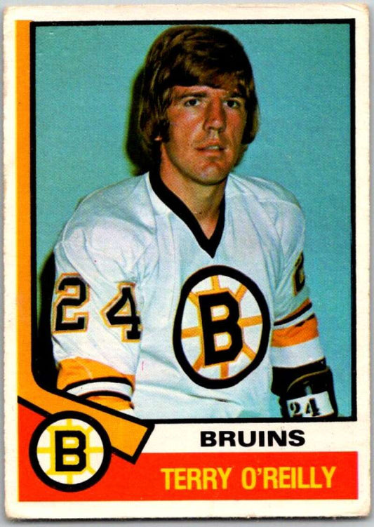 1974-75 O-Pee-Chee #295 Terry O'Reilly  Boston Bruins  V46406