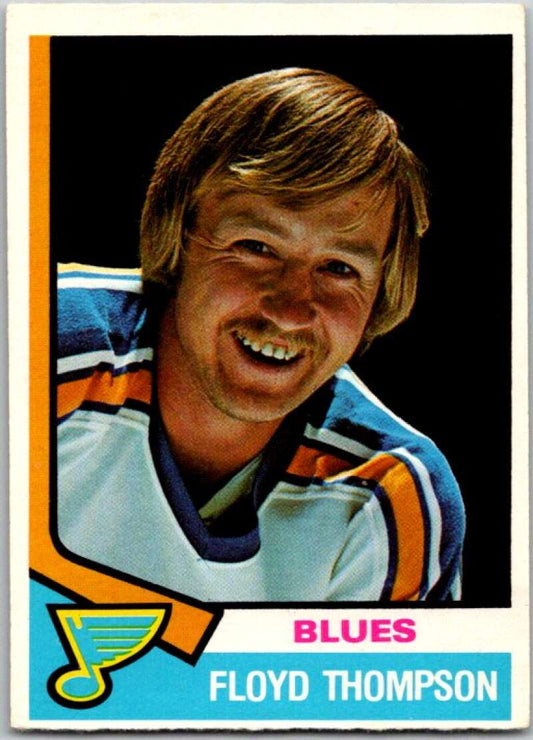 1974-75 O-Pee-Chee #298 Floyd Thomson  RC Rookie St. Louis Blues  V46409