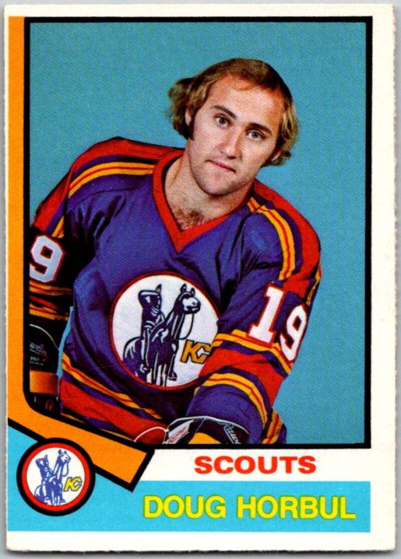 1974-75 O-Pee-Chee #317 Doug Horbul  RC Rookie Kansas City Scouts  V46428