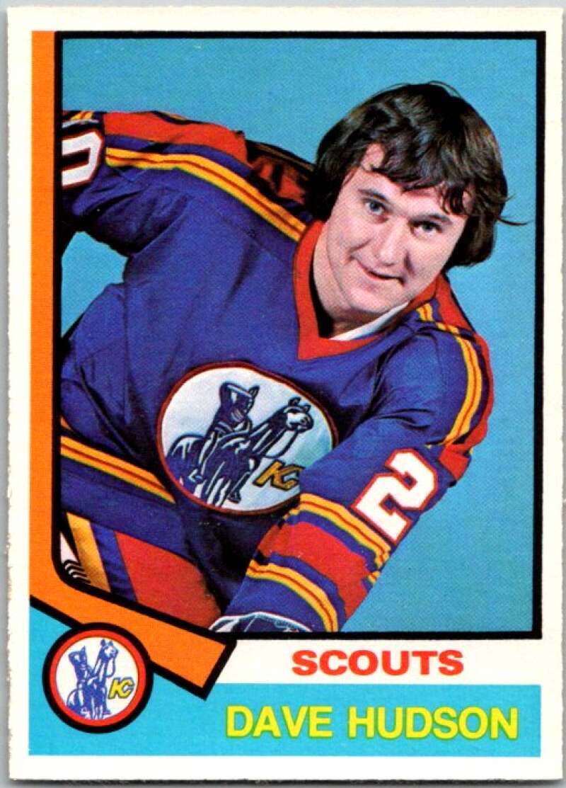 1974-75 O-Pee-Chee #335 Dave Hudson  Kansas City Scouts  V46445