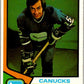 1974-75 O-Pee-Chee #340 Paulin Bordeleau  RC Rookie Vancouver Canucks  V46450