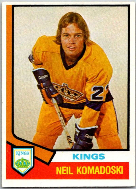 1974-75 O-Pee-Chee #358 Neil Komadoski  Los Angeles Kings  V46467