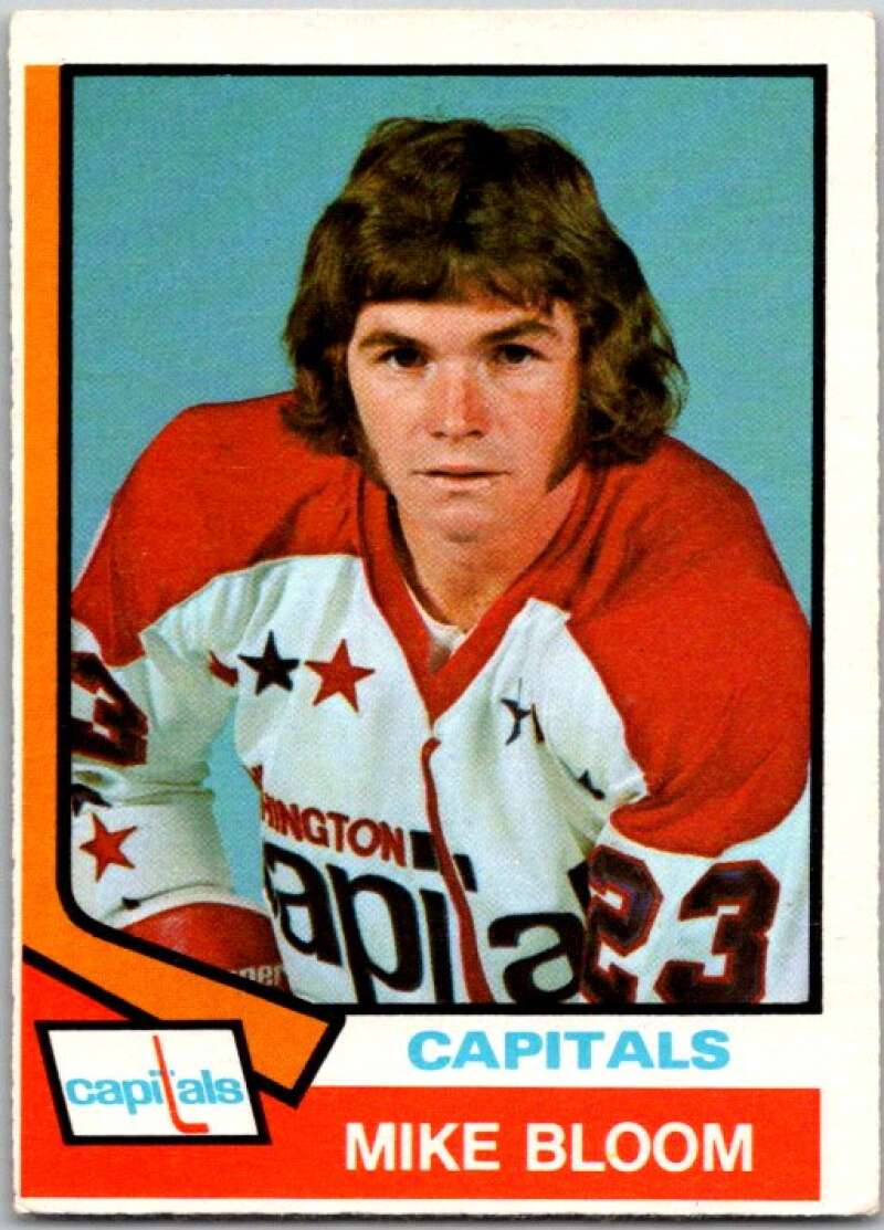 1974-75 O-Pee-Chee #369 Mike Bloom  RC Rookie Washington Capitals  V46477