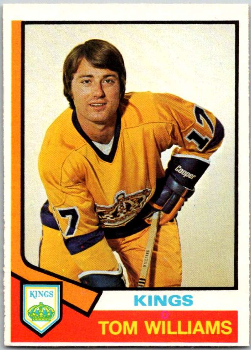 1974-75 O-Pee-Chee #394 Tom Williams  RC Rookie Los Angeles Kings  V46501