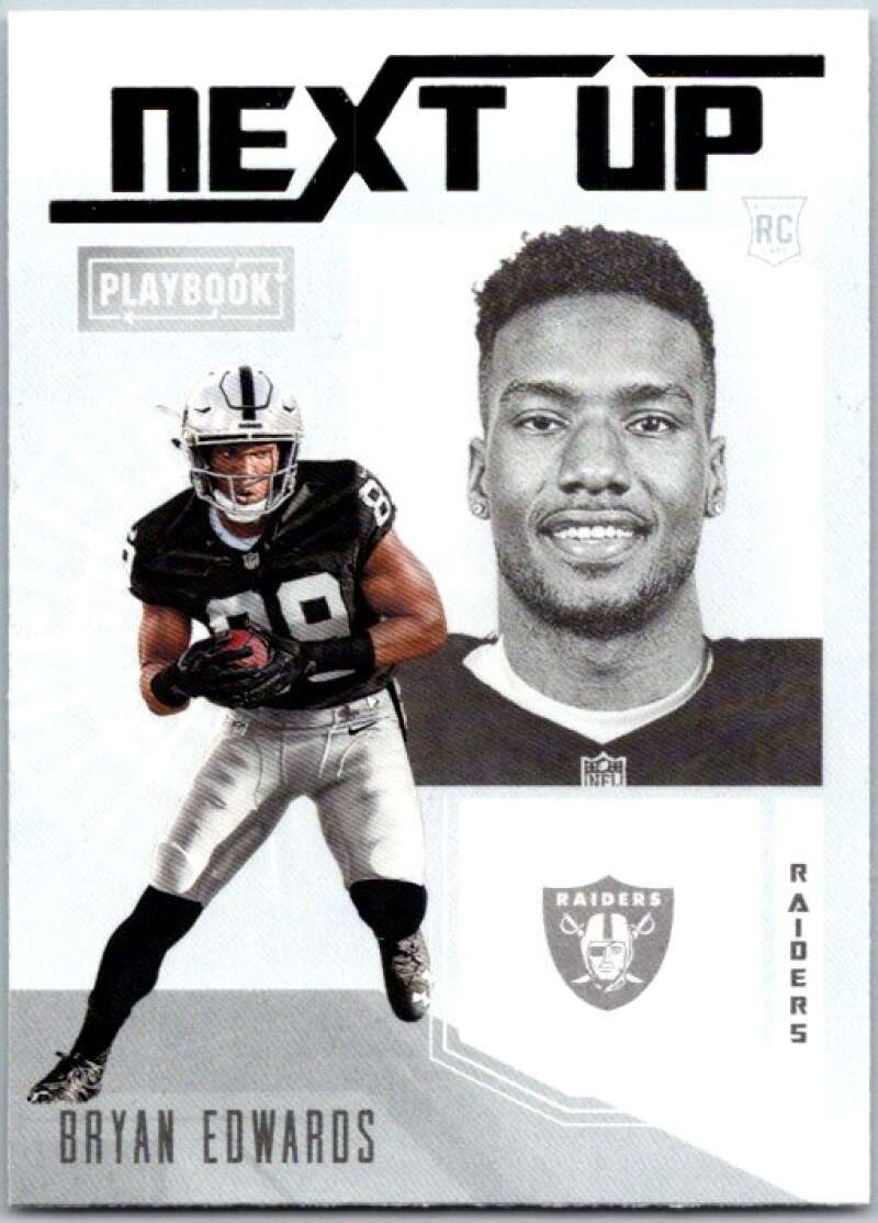 2020 Panini Playbook Next Up #29 Bryan Edwards Raiders  V46531