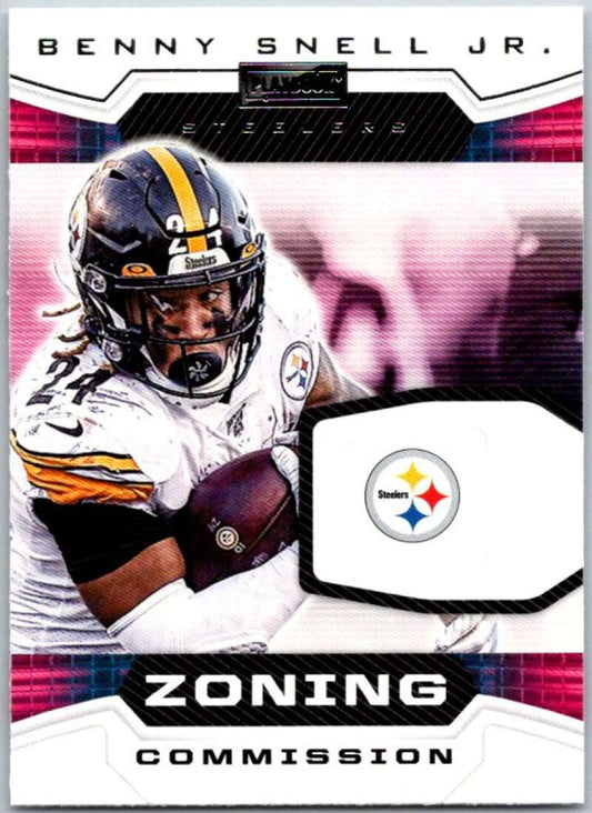 2020 Panini Playbook Zoning Commission #17 Benny Snell Jr.  V46532