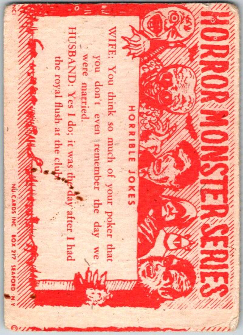 1961 Horror Monsters #9 Bowery Boy Meets Monster  V46752