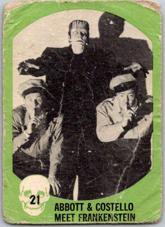 1961 Horror Monsters #21 Abbott & Costello Frankenstein  V46756
