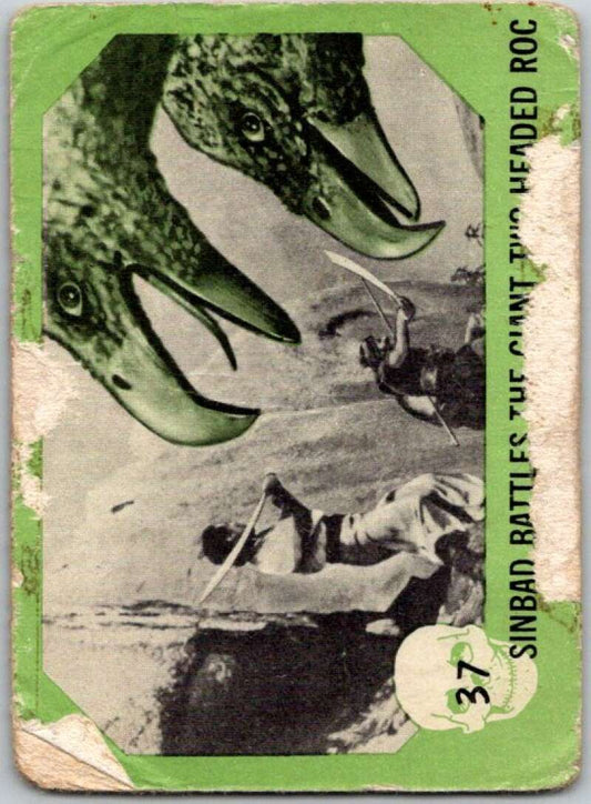 1961 Horror Monsters #37 Sinbad Battles Two-Headed Roc  V46758