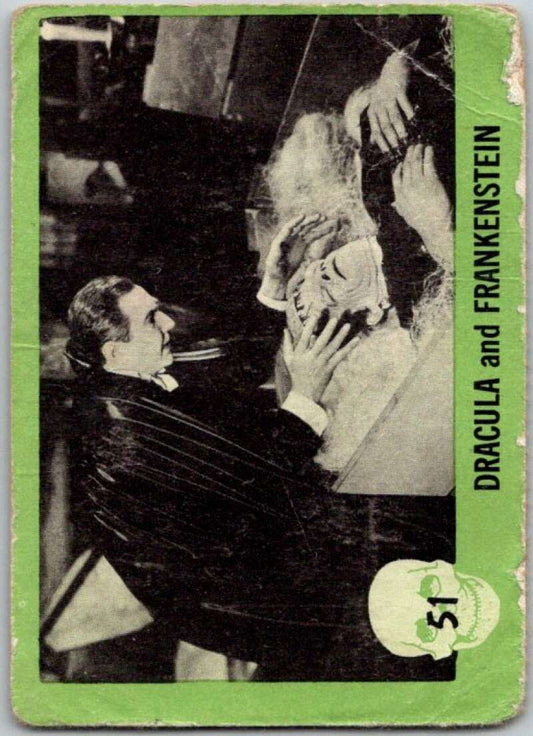 1961 Horror Monsters #51 Dracula and Frankenstein  V46760