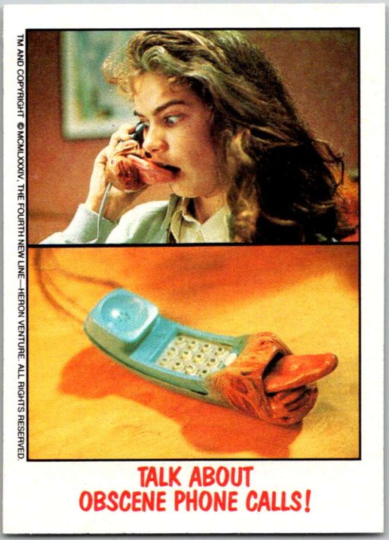 1988 OPC Fright Flicks #8 Talk About Obscene Phone Calls   V46800