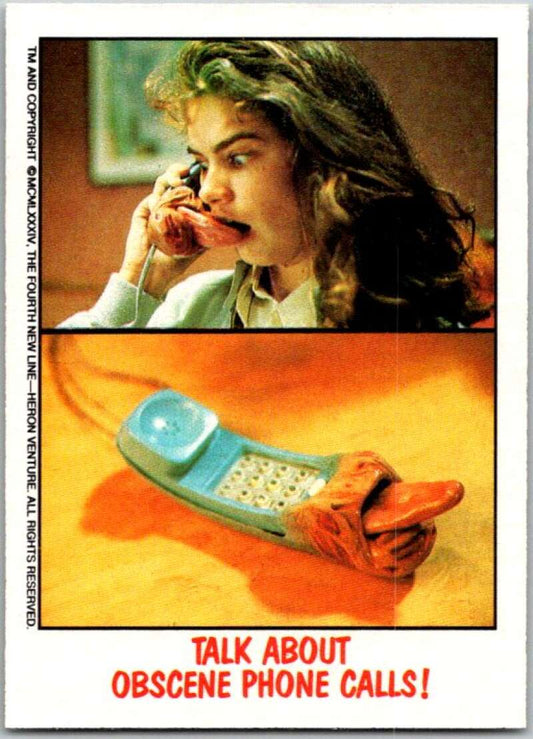 1988 OPC Fright Flicks #8 Talk About Obscene Phone Calls   V46801