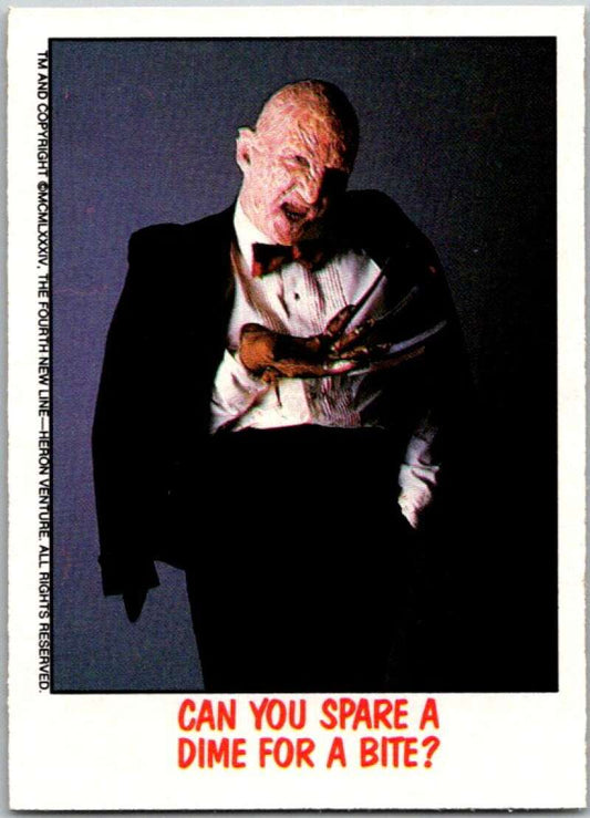 1988 OPC Fright Flicks #63 Can You Spare a Dime for a Bite   V46826