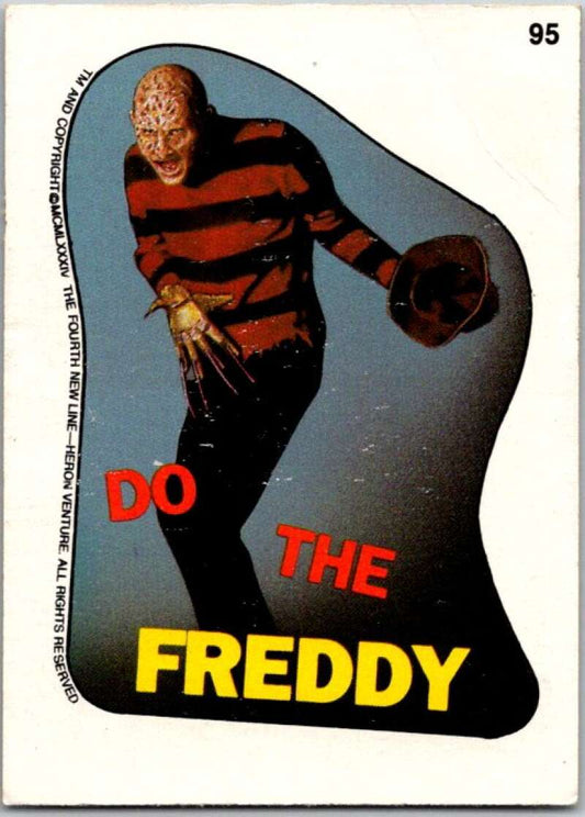 1988 OPC Fright Flicks #95 Do The Freddy V46848