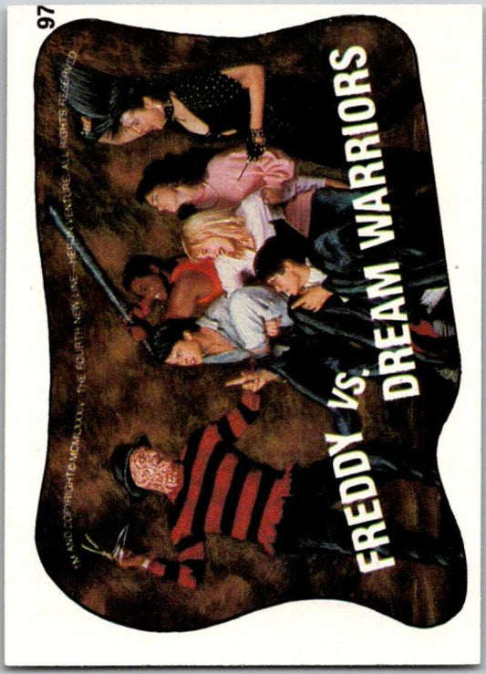 1988 OPC Fright Flicks #97 Freddy VS Dream Warriors V46850