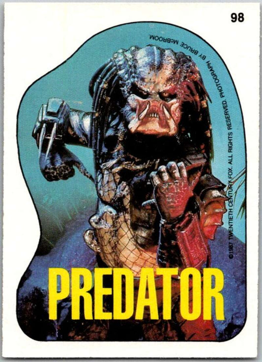 1988 OPC Fright Flicks #98 Predator V46851