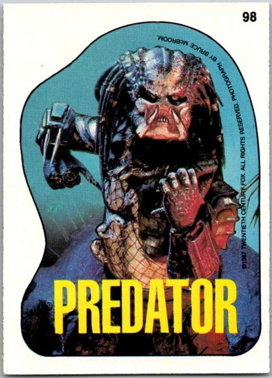 1988 OPC Fright Flicks #98 Predator V46852