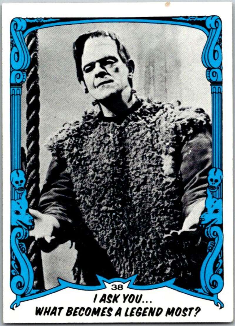 1982 You'll Die Laughing Creature #38 I Ask You What Becomes Legend?  V46906