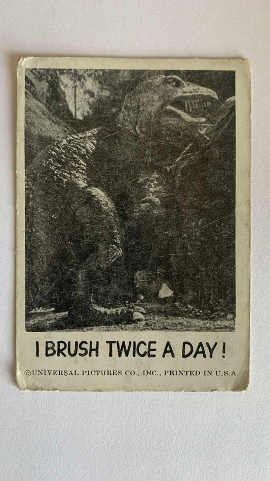 1961 Leaf Spook Stories #3 I brush twice a day   V46968
