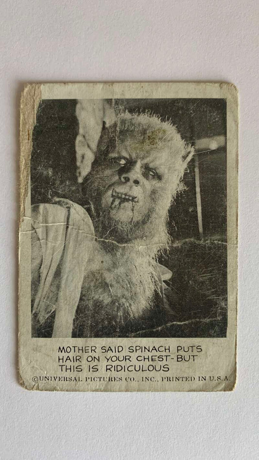 1961 Leaf Spook Stories #5 Mother said spinach puts hair your chest V46970