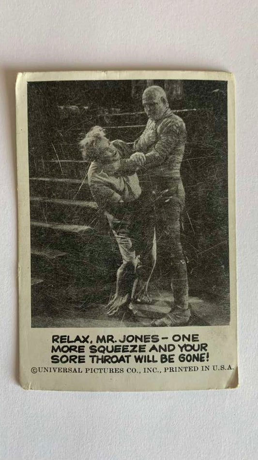 1963 Leaf Spook Stories #15 Relax, Mr. Jones One more squeeze  V46981