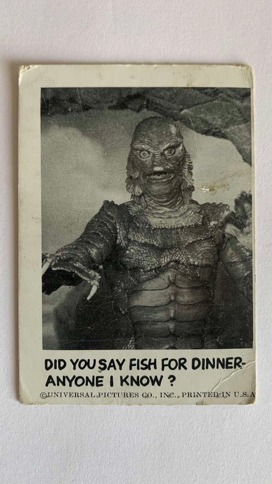 1961 Leaf Spook Stories #17 Did you say fish for dinner Anyone I know   V46983