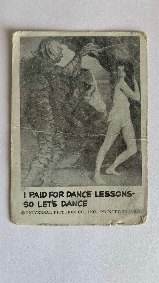 1961 Leaf Spook Stories #28 I paid for dance lessons so let's dance   V46993