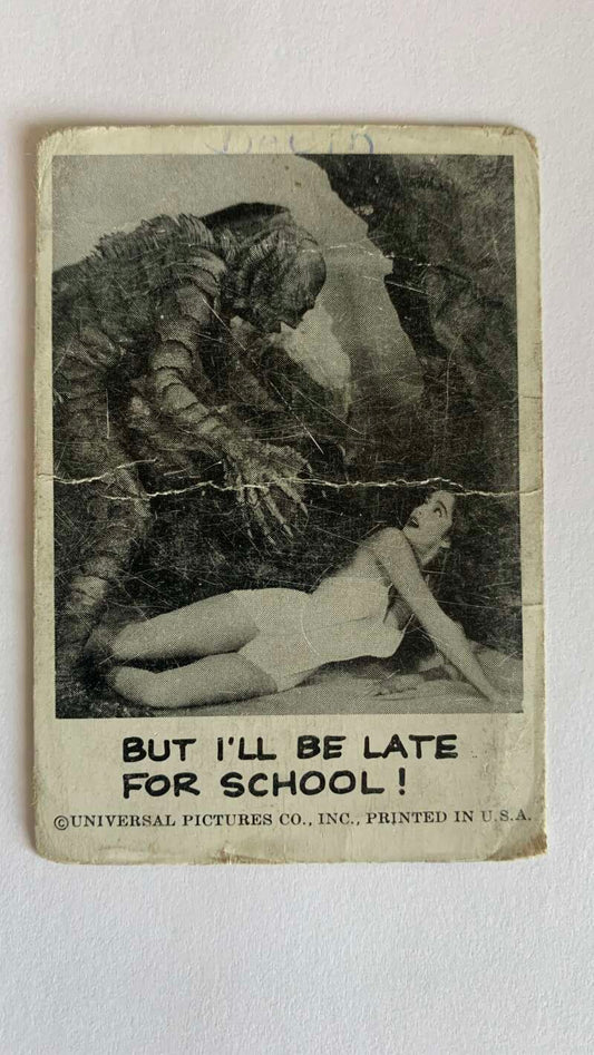 1961 Leaf Spook Stories #52 But I'll be late for school   V47015
