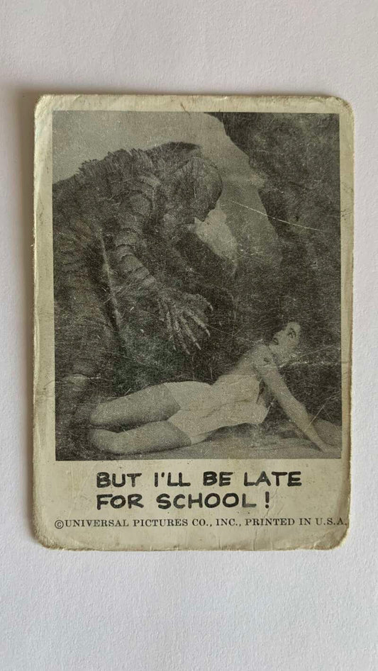 1961 Leaf Spook Stories #52 But I'll be late for school   V47016