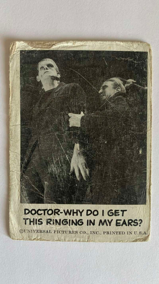 1962 Leaf Spook Stories #53 Doctor Why do I get this ringing  V47020