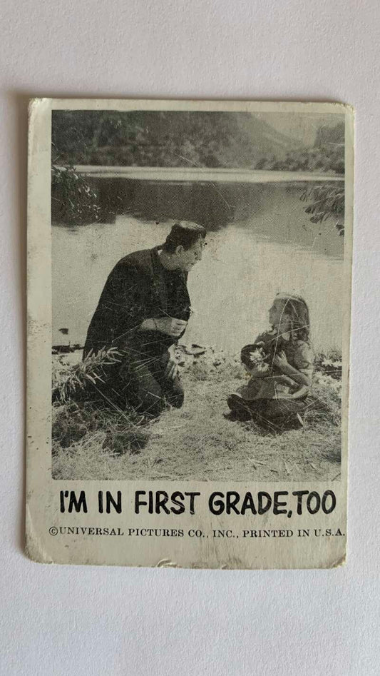 1961 Leaf Spook Stories #59 I'm in First Grade V47024