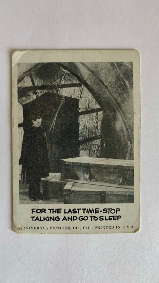 1961 Leaf Spook Stories #69 For the last time Stop talking  V47030